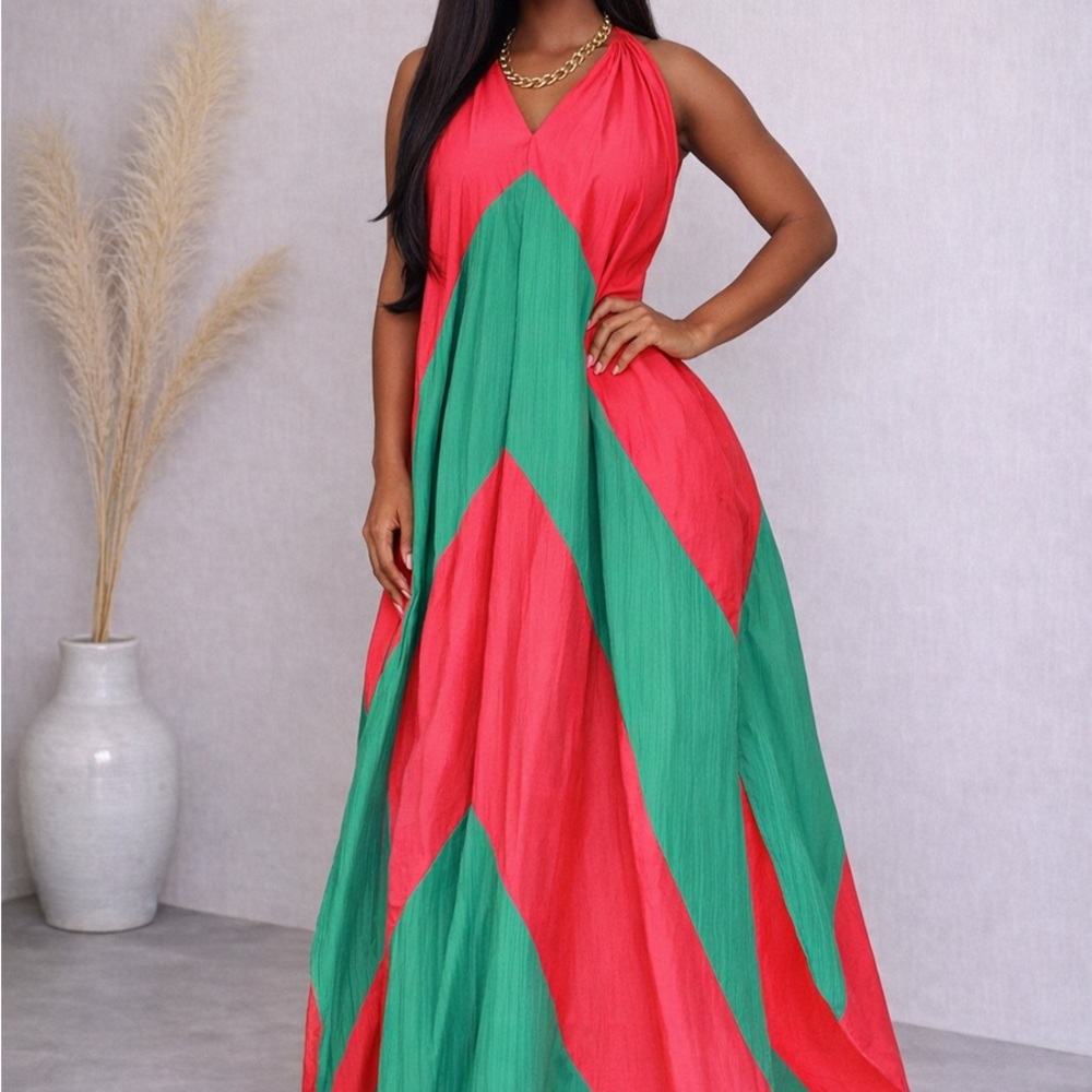 Chevron Maxi dtess